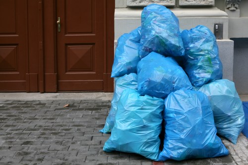 Recycling and donation during flat clearance in Upminster
