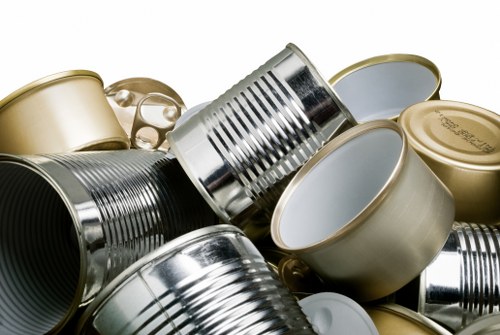 Waste clearance process with specialized equipment